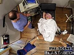 channy crossfire moans as petite pussy takes full cum blast backstage