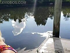 Blonde Milf Rips Clothes Off Wet Pussy And Spreads In Public For JOI