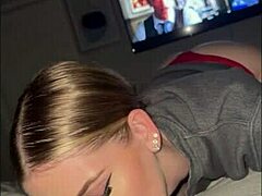 Baby Bree! Sorority slut finally gets that dick after initiation!