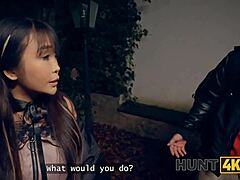 hunt4k... busty japanese tourist uh rides stranger cock while her stupid boyfriend watches all shocked