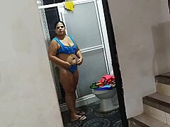 i spot THIS BIG ASS LATINA on beach ALONE... invite her back for DOGGYSTYLE POUNDING!!