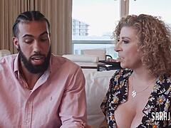 whoa sara jay's huge ass rides james angel's thick cock cowgirl style 🔥