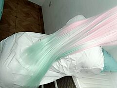 curvy miami doctor cosplay in thong panties spreads for first-time patient bedroom fuck doll roleplay