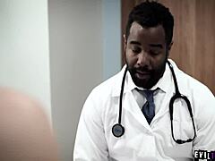 Ebony Doctor Tyler Knight Seduces Teen Patient Maddy O'Reilly Into Anal Exam