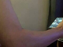 Infamous Adore Fingers Her Wet Pussy Hard in Living Room Exhibition