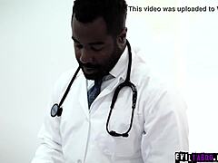 Ebony Doctor Tyler Knight Seduces Teen Patient Maddy O'Reilly Into Anal Exam