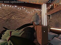 monster cock rips through hot girl's tight jeans for savage pounding