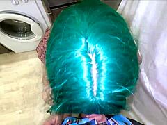 Stepmom spreads fat ass wide bent over begging stepson for deep anal pounding!