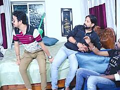 desi cutie sex doll takes GANGBANG and face CUMSHOTS heavy