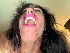 Curvy mommy candice fucks stepson pov with huge cum explosion