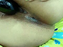 Sobia Nasir Teases with Brinjal Masturbation