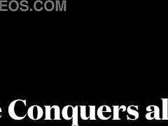 Petite Latina Caitlin Bell Wild Morning Ride on Huge Cock