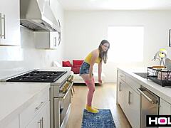 Babysitter Fills Tight Asshole With Cum To Keep Job