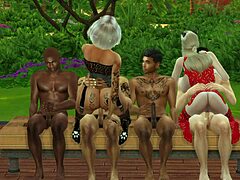 ever wonder how granny june and danna take on bbc gangbang monsters together?