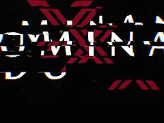 Lesbian Butch Teen's Short Hair Frames Gaping Anal Casting Toy Torment