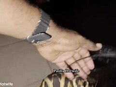 Paolla Hotwife Mommy Fucks Negro's Monster Big Cock Doggystyle at Swing Glory Hole House