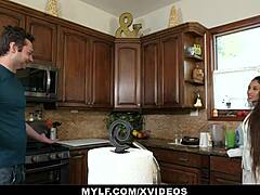 uhh stepmom's bikini body needs my cock in kitchen now