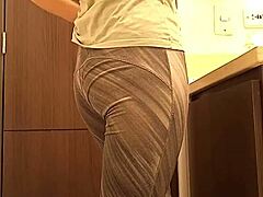 damn i hid camera in spanish uni girl's bathroom catching her sexy latina ass upskirt intimate skirt lift