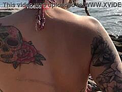 Incrível public ride with ripped clothes and brutal doggystyle on Brazilian teen's big ass!