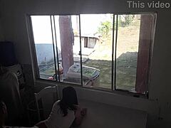 deaf hubby washes dishes as latina wife sneaks rough bbc fuck in kitchen