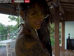 Incrível public ride with ripped clothes and brutal doggystyle on Brazilian teen's big ass!