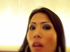 First-time tranny gasps as huge cock stretches tight ass wide open