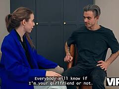 Vip4k. Two Russian nymphos lick ass to mouth all way.