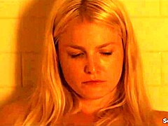 Whitney Able bares small tits for epic blowjob and handjob in the dark!