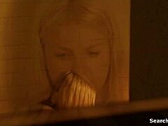 Whitney Able bares small tits for epic blowjob and handjob in the dark!