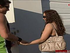 Brunette Milf's Big Boobs Bounce on Hard Cock! Pickup Street Fuck Ends in Facial Cumshot