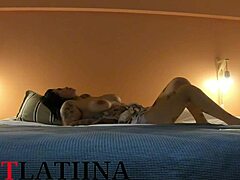 latina mommy pays hotel with anal creampie riding new year sex