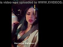 brazilian hotwife queen caught fucking hard while cuckold hubby jerks