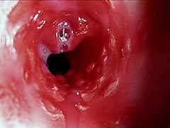 redhead fuck doll moans huge anal orgasm cum inside