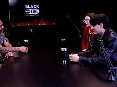 arrogant martina's sheer red bdsm leak shocks with young stud domination