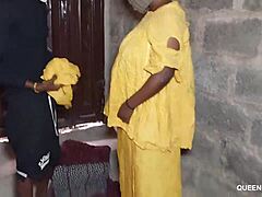 ranch landlady rides big black cock hard during farm inspection fuck