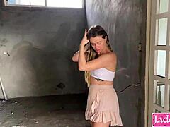 Street Submissive Slut Bound Fucked Rough Construction Site