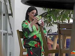 i choke on angelina castro's throbbing cock gagging hard