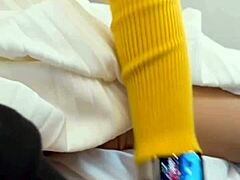 Vietnamese Loli Fingers Wet Pussy in Mid-Air Thrill