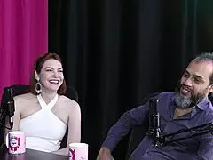 Tantric therapists and luxury escorts seduce unbelieving client with Reh Queen in sheer red.