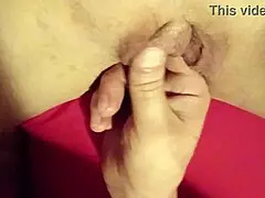 the blonde spanish amateur explores her body with masturbation