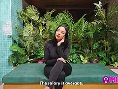 i saw this beautiful big ass brazilian at a job interview, but her boss was a pervert