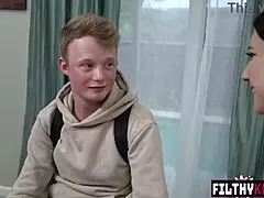 Mandy Muse Creamed by Creepy Stepson