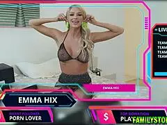 I watch Emma Hix masturbate on live cam