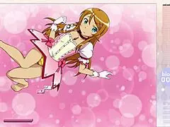 Kousaka Kirino Rips Clothes in Intense Striptease Arkanoid Gameplay