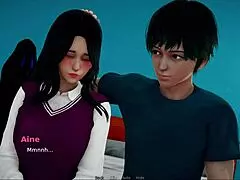 my bully turns into my lover, dominating me with his big cock while i ride him