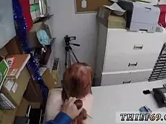 police arrest petite redhead girl for theft