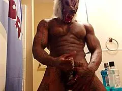 hallelujah johnson worships big black hairy dick in solo pillow talk