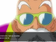 Super Slut Z Tournament Parody: Maron Fucks Old Pervert Master Roshi
