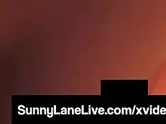 Sunny Lane Finger Fucks Her Wet Pussy