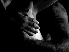 Bald man fucking his mistress while husband is away. Hotel sex with hairless wife.